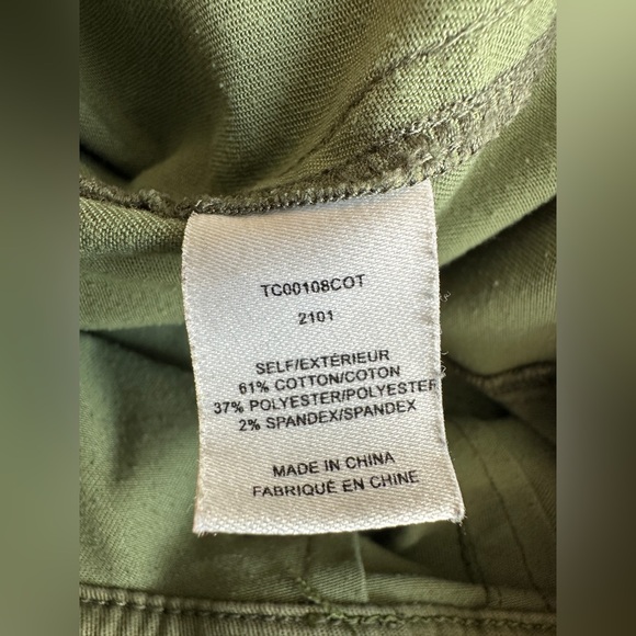 Derek Lam‎ 10 Crosby Elian Cargo Pant in Fatigue Green size 4 - Picture 13 of 16